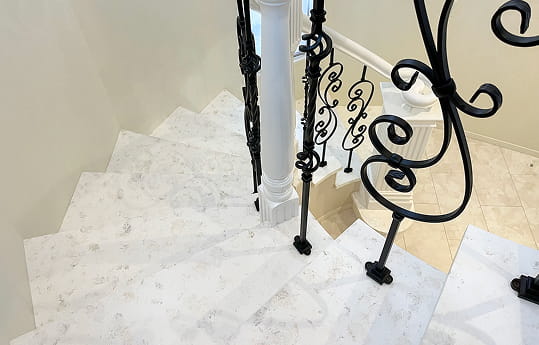 石目調塗装（ホワイト）