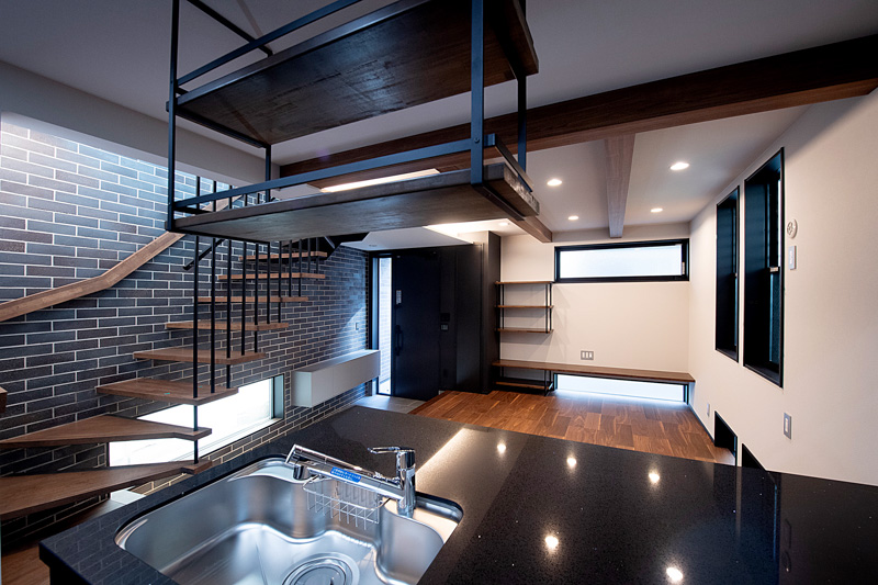  Harp -ハープ- 片持ち階段 HA-006